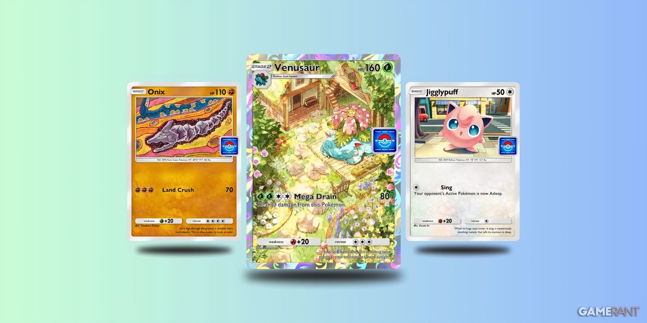 three new cards in the promo-a pack vol 2 in pokemon pocket.