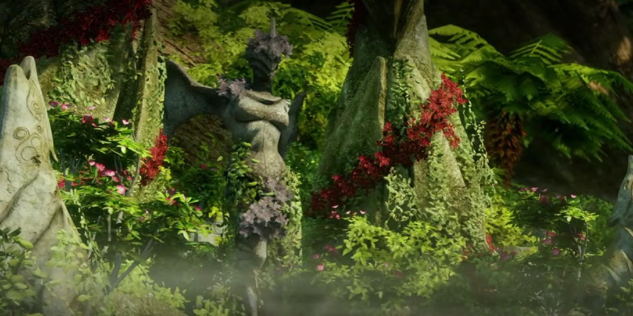 Dragon age inquisition image showing a statue of mythal.