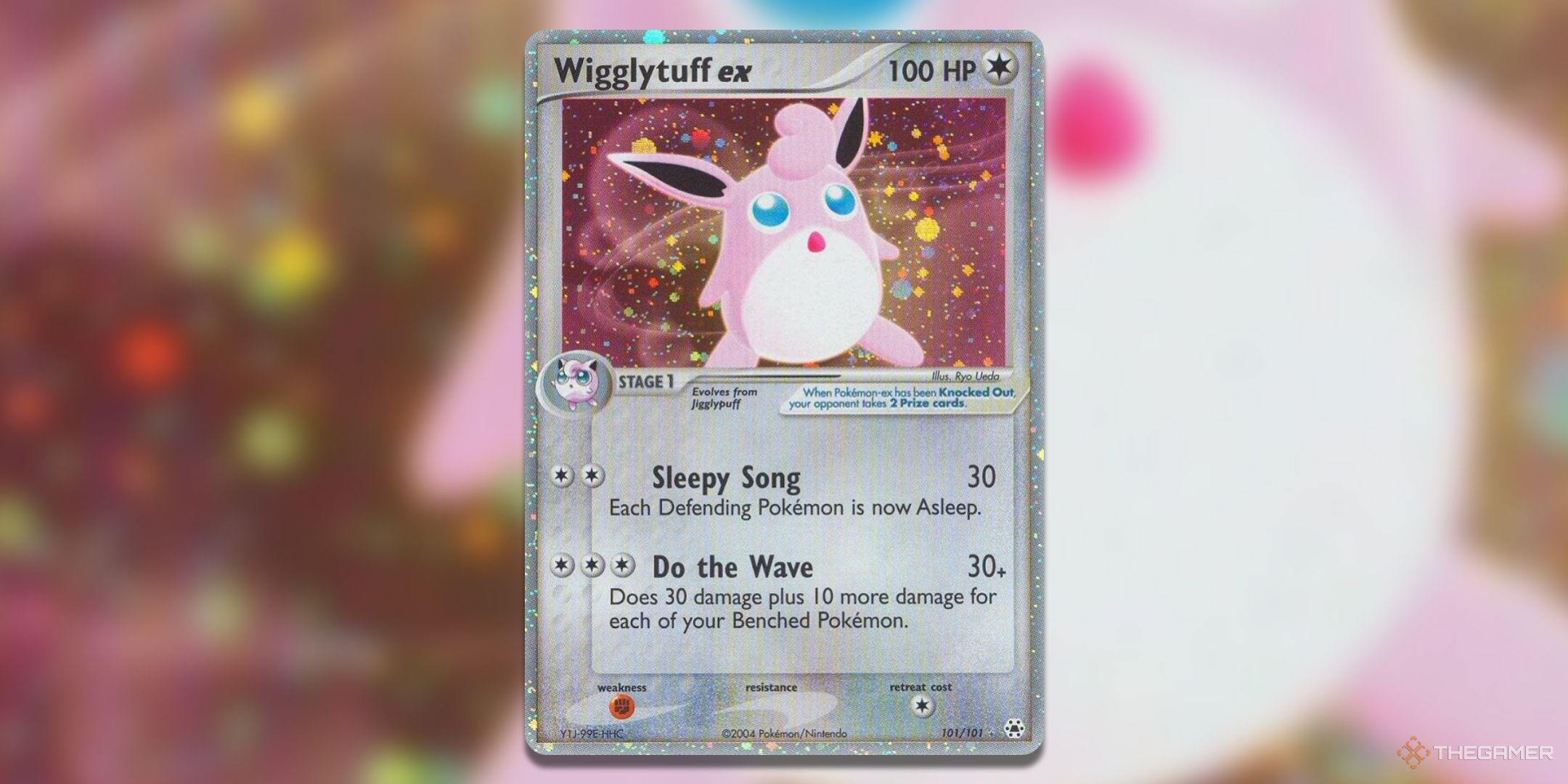 Hidden Legends Wigglytuff ex Pokemon TCG Card Art.