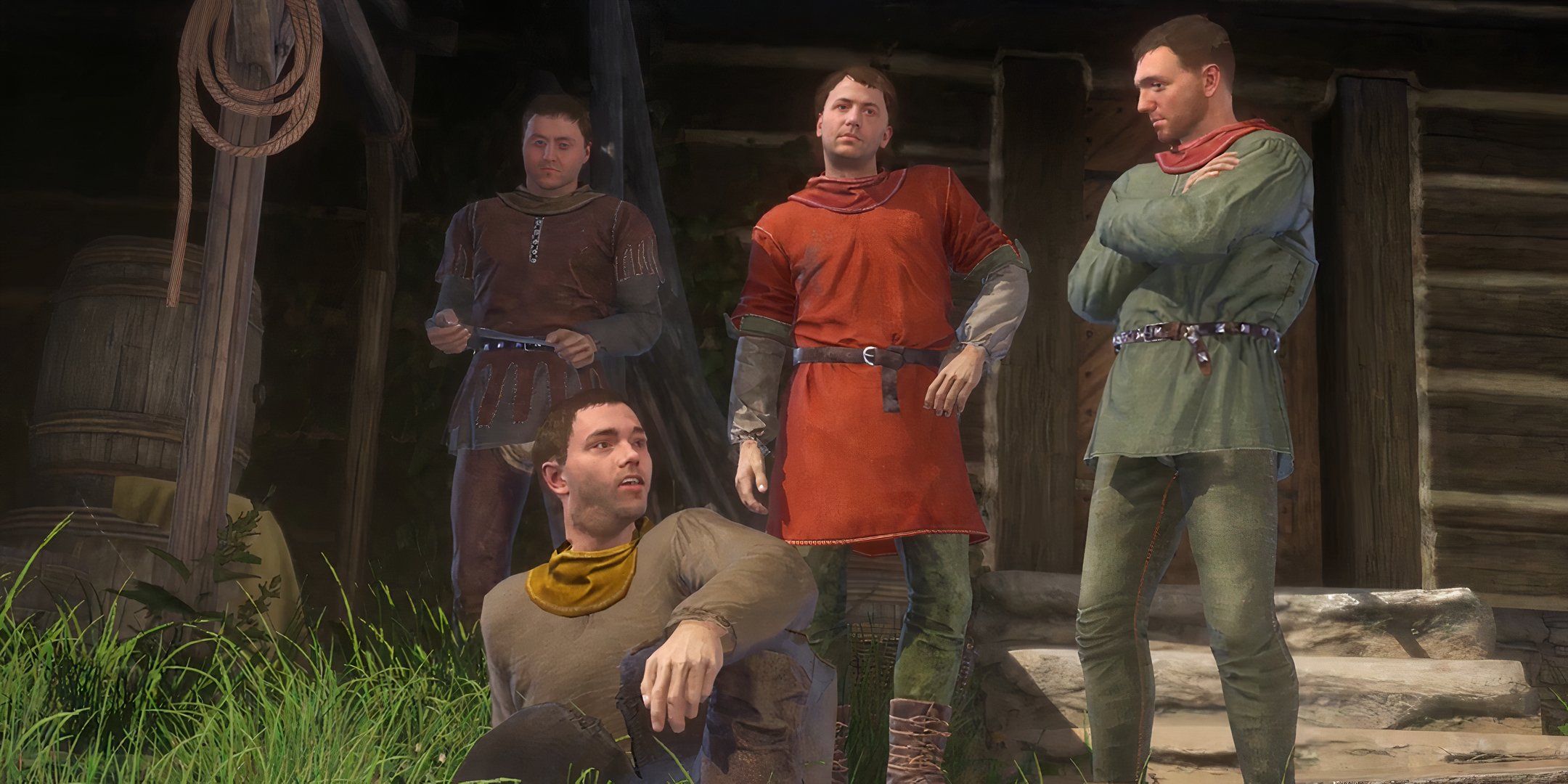 Kingdom Come Deliverance - players blending in with the crowd