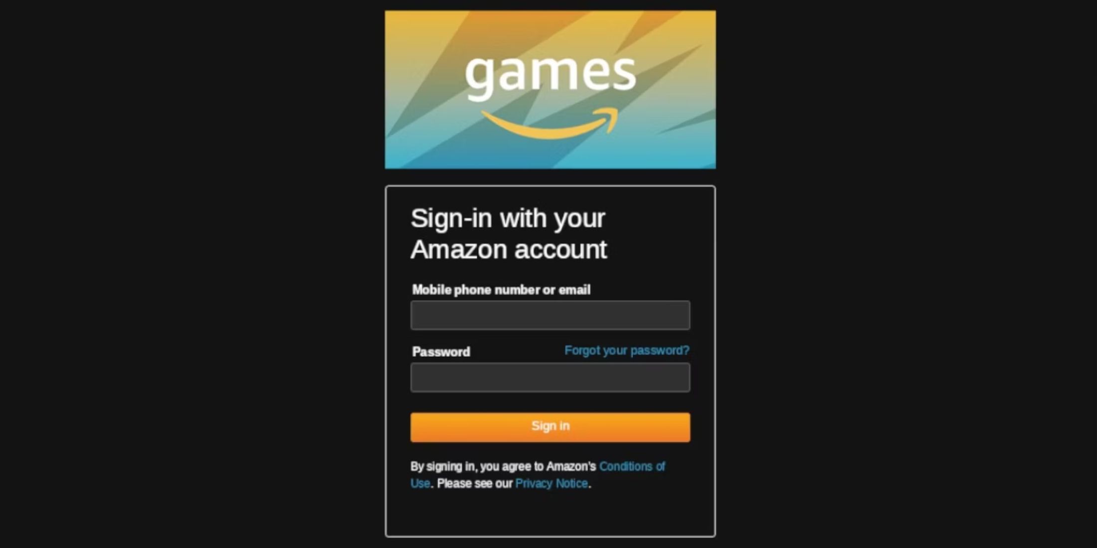 Sign into Amazon games on Steam Deck 