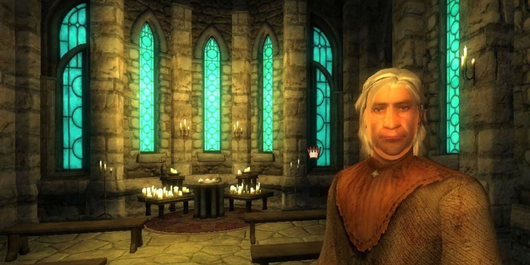 Speaking with an NPC in Elder Scrolls 4 Oblivion