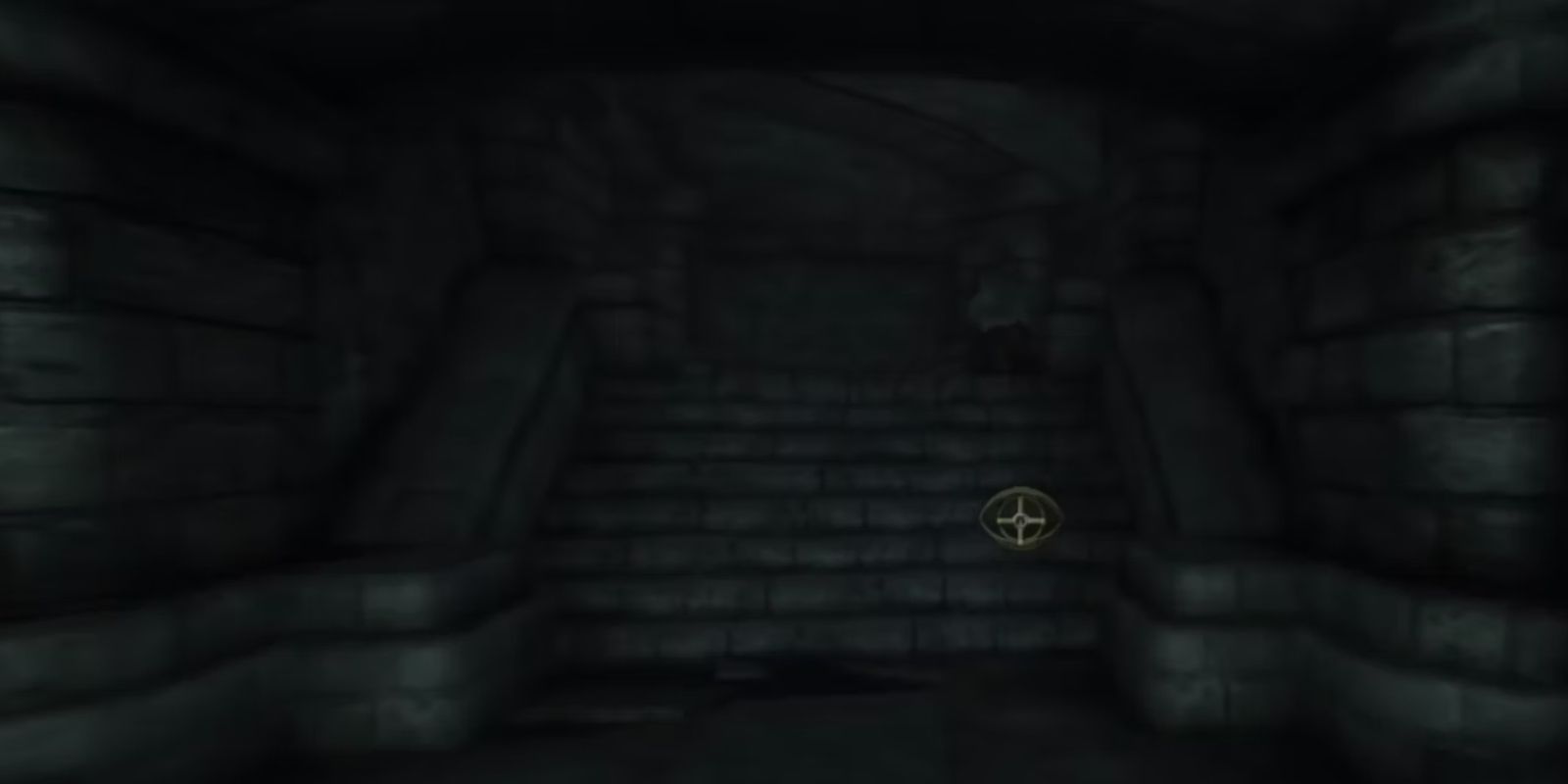 A dungeon corridor in Elder Scrolls 4 Oblivion