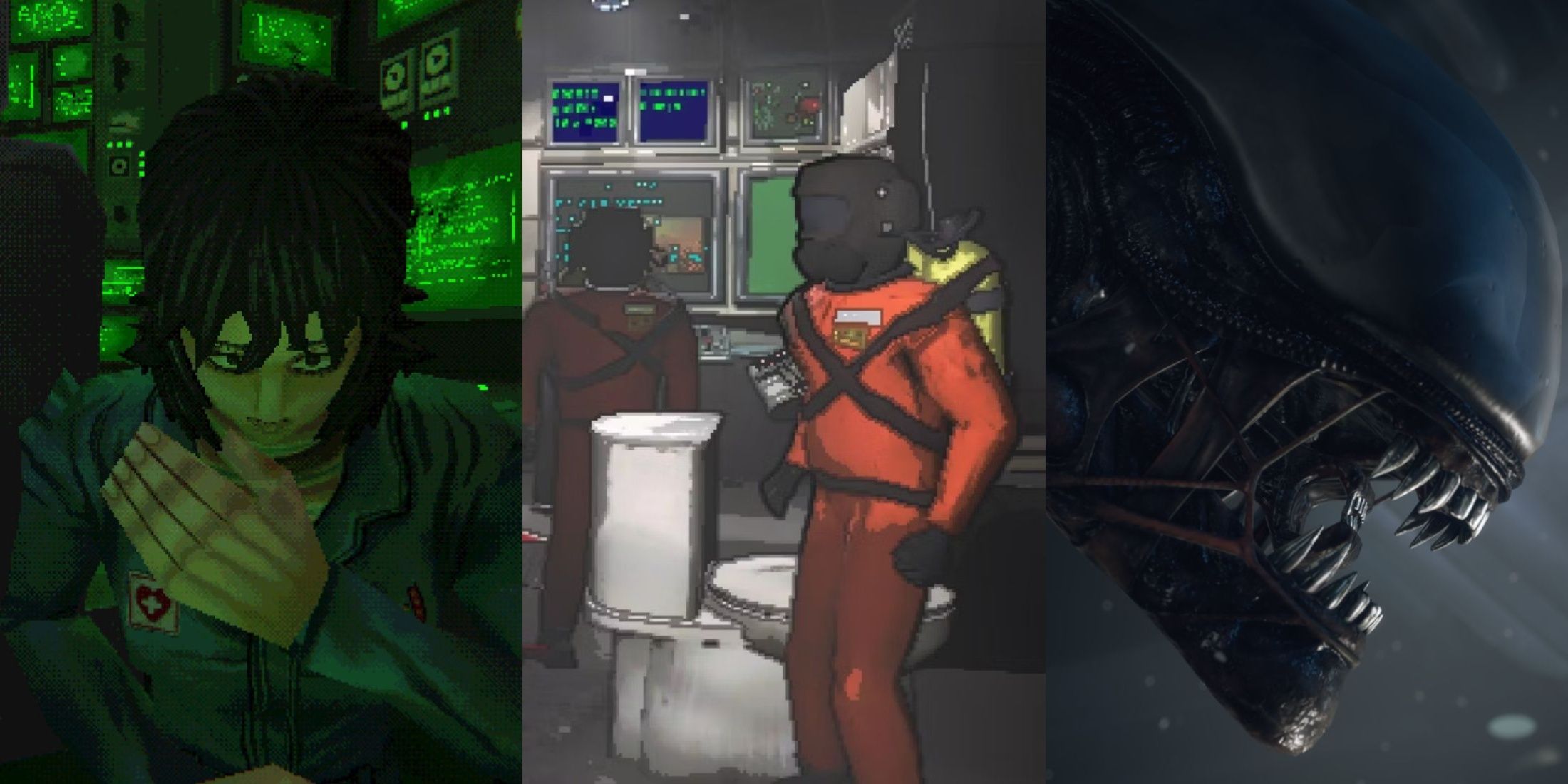 Mouthwashing Lethal Company Alien Isolation Split Image