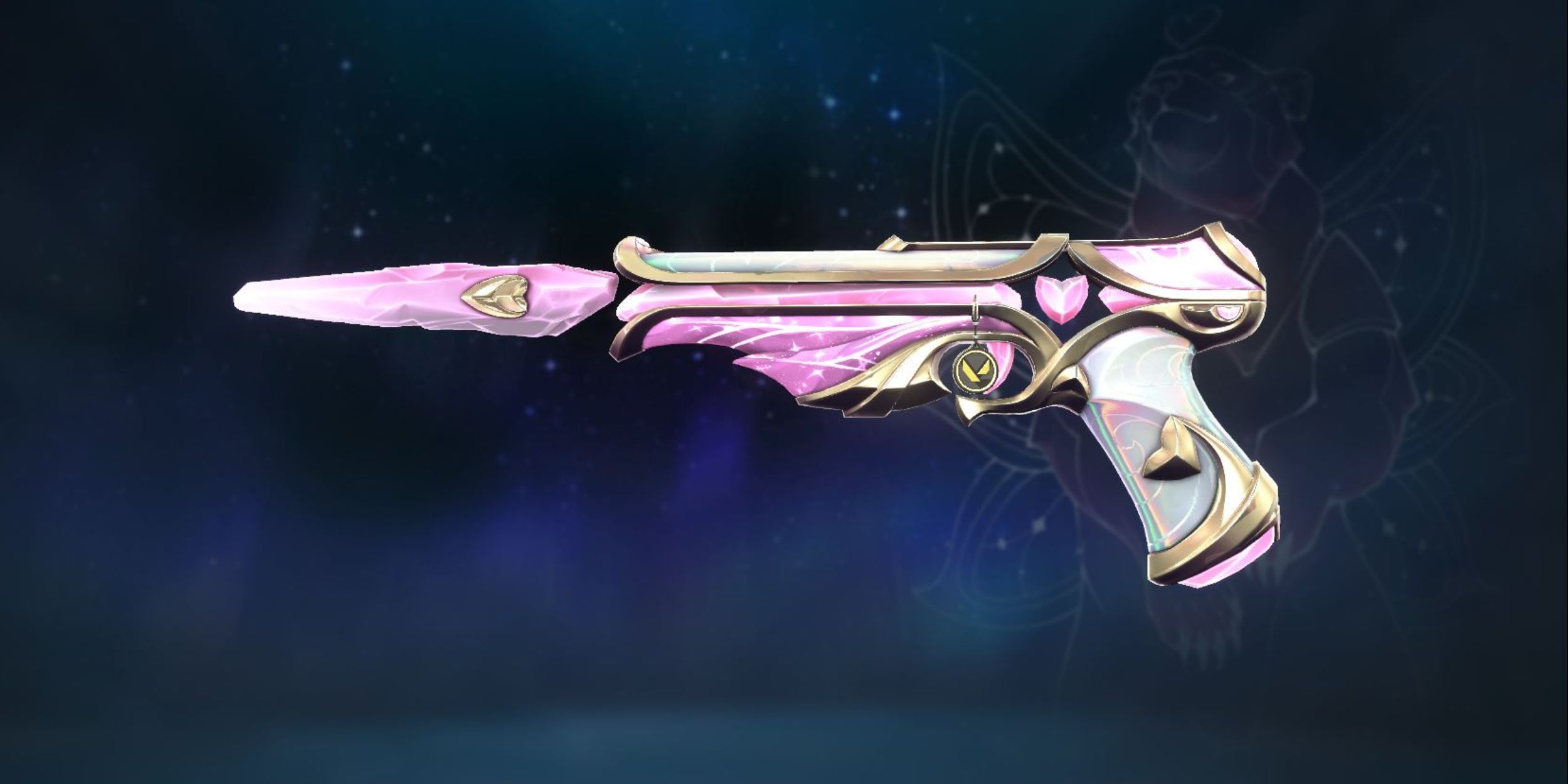 The Evori Dreamwings Ghost skin from Valorant.