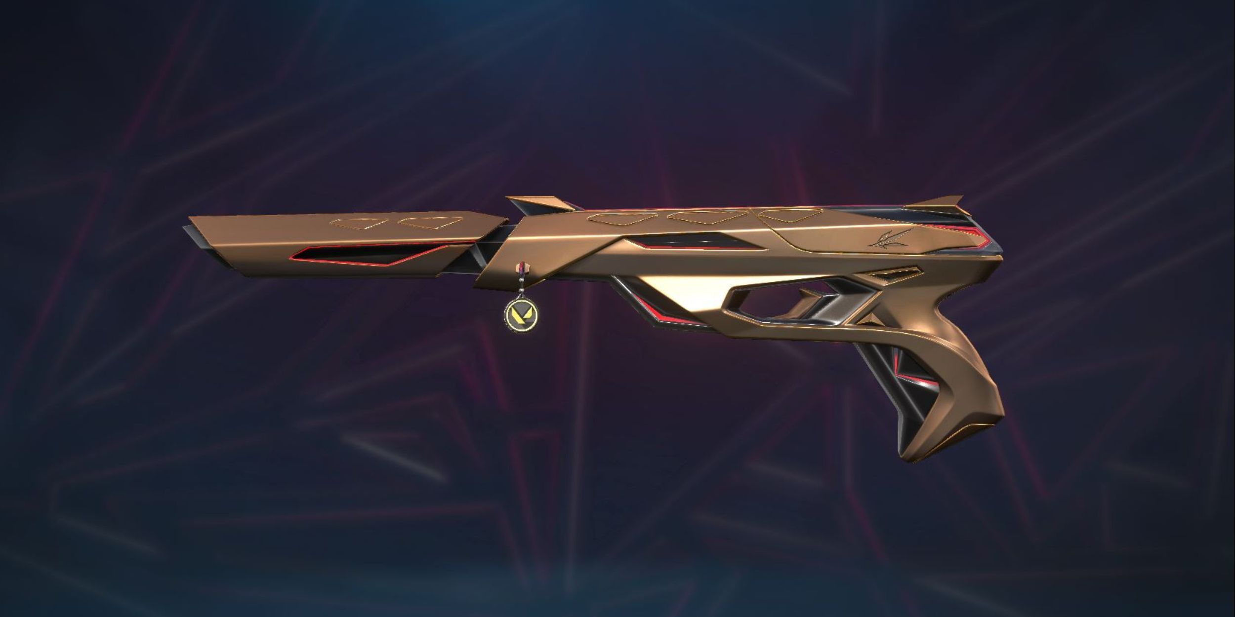 The Xerofang Ghost skin from Valorant.