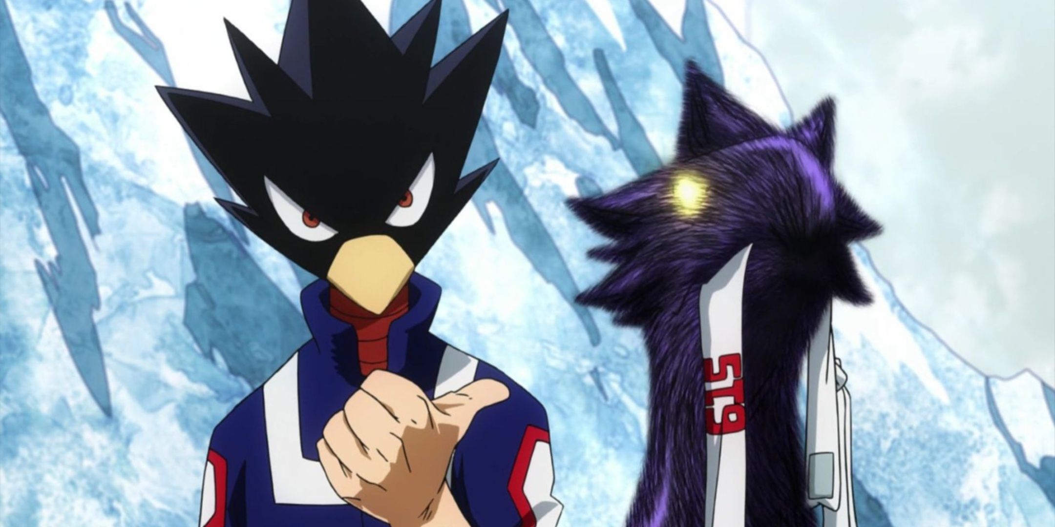 Fumikage Tokoyami in My Hero Academia.