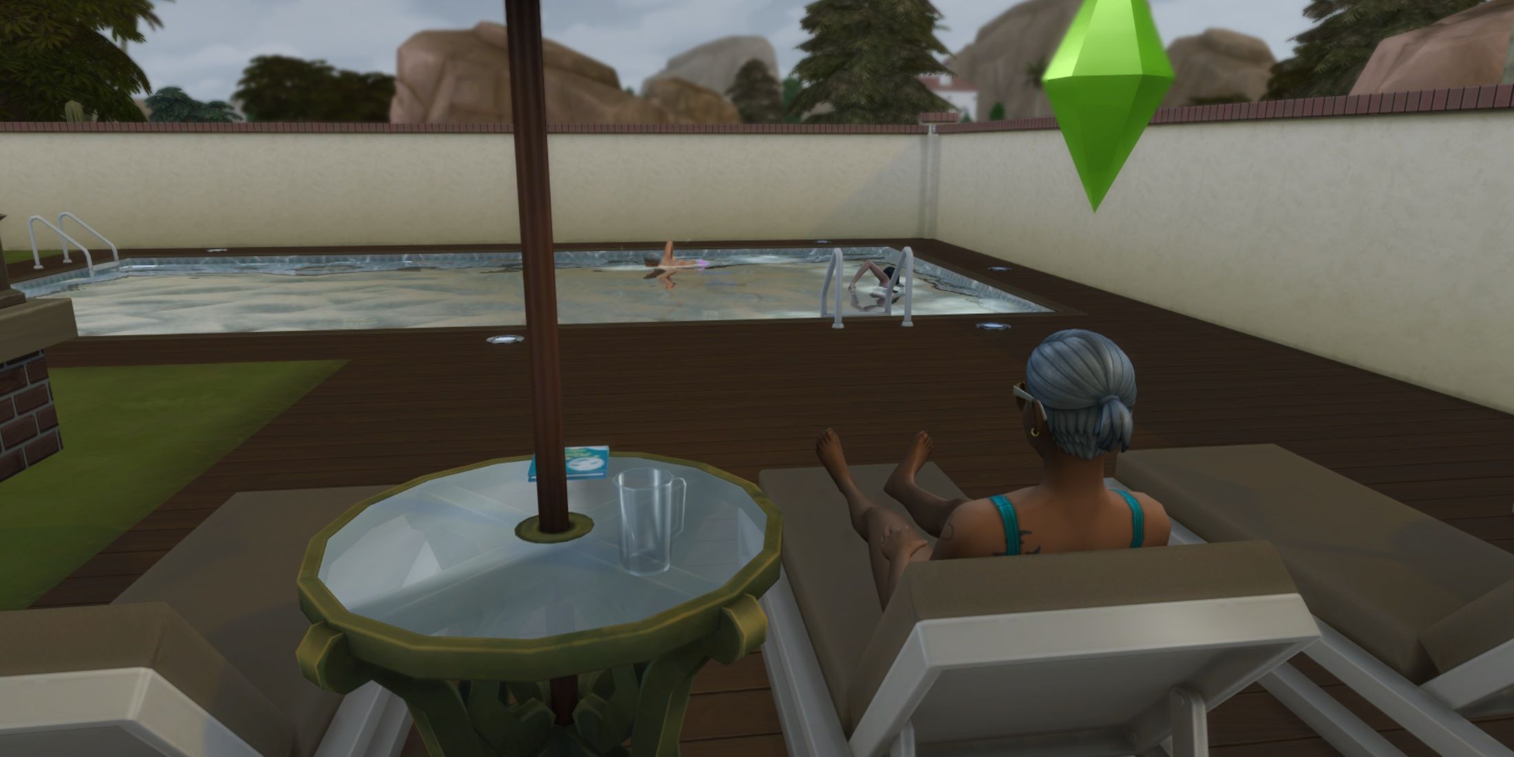 house with pool the sims 4