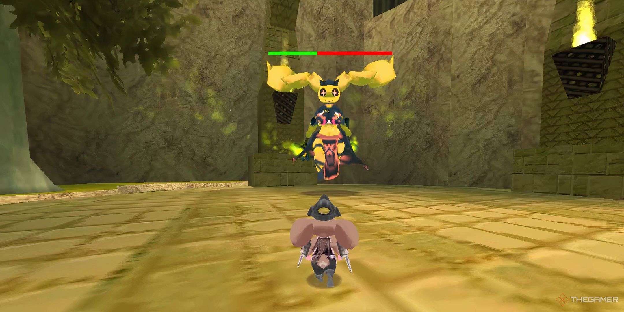 The image shows that the player is facing Slime Diva boss in Atlyss.