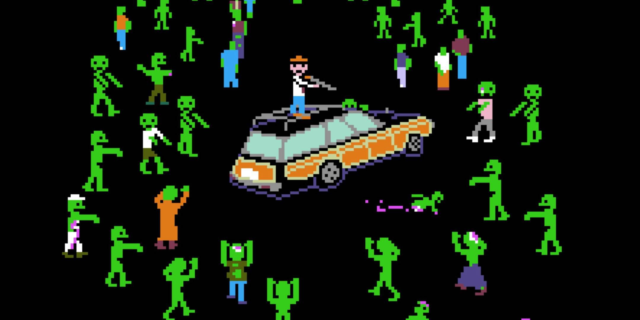 the organ trail zombies instead of cholera the Oregon trail horror parody game