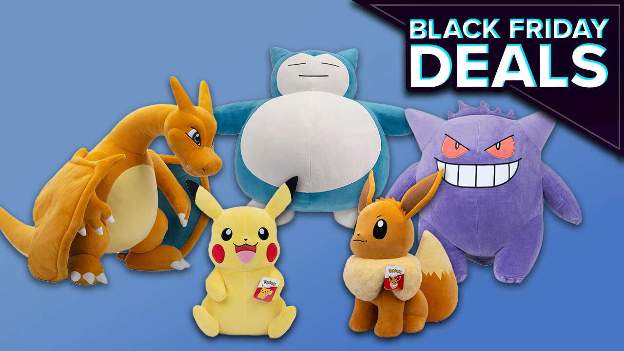 These Adorable 24-Inch Pokemon Plushies Are Getting Massive Black Friday Discounts