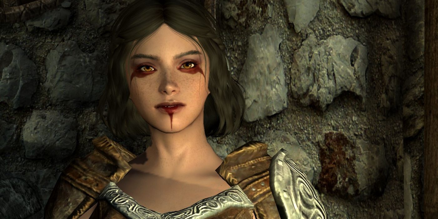 Skyrim Ria's modded face