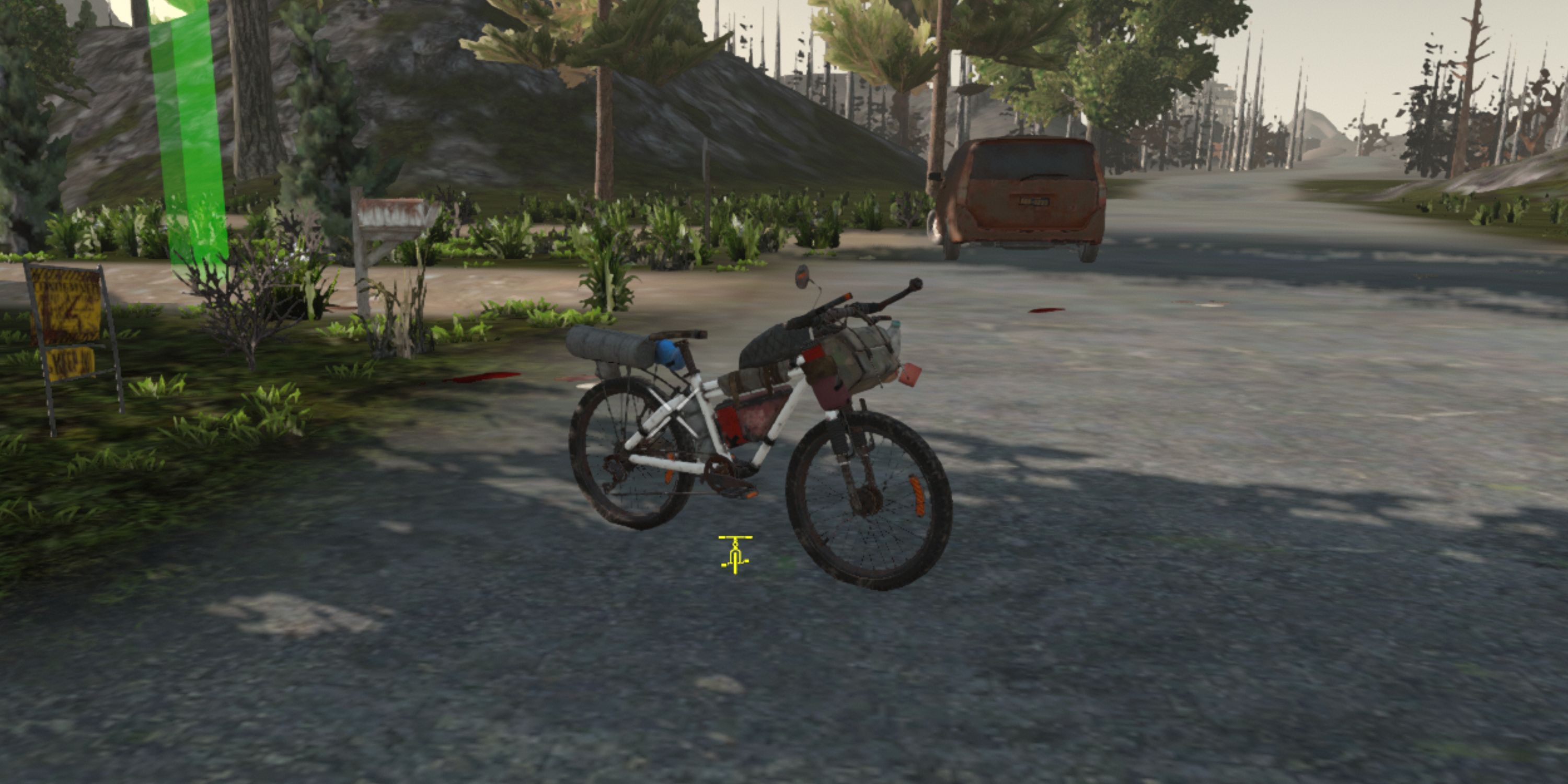 A bicycle in 7 Days to Die