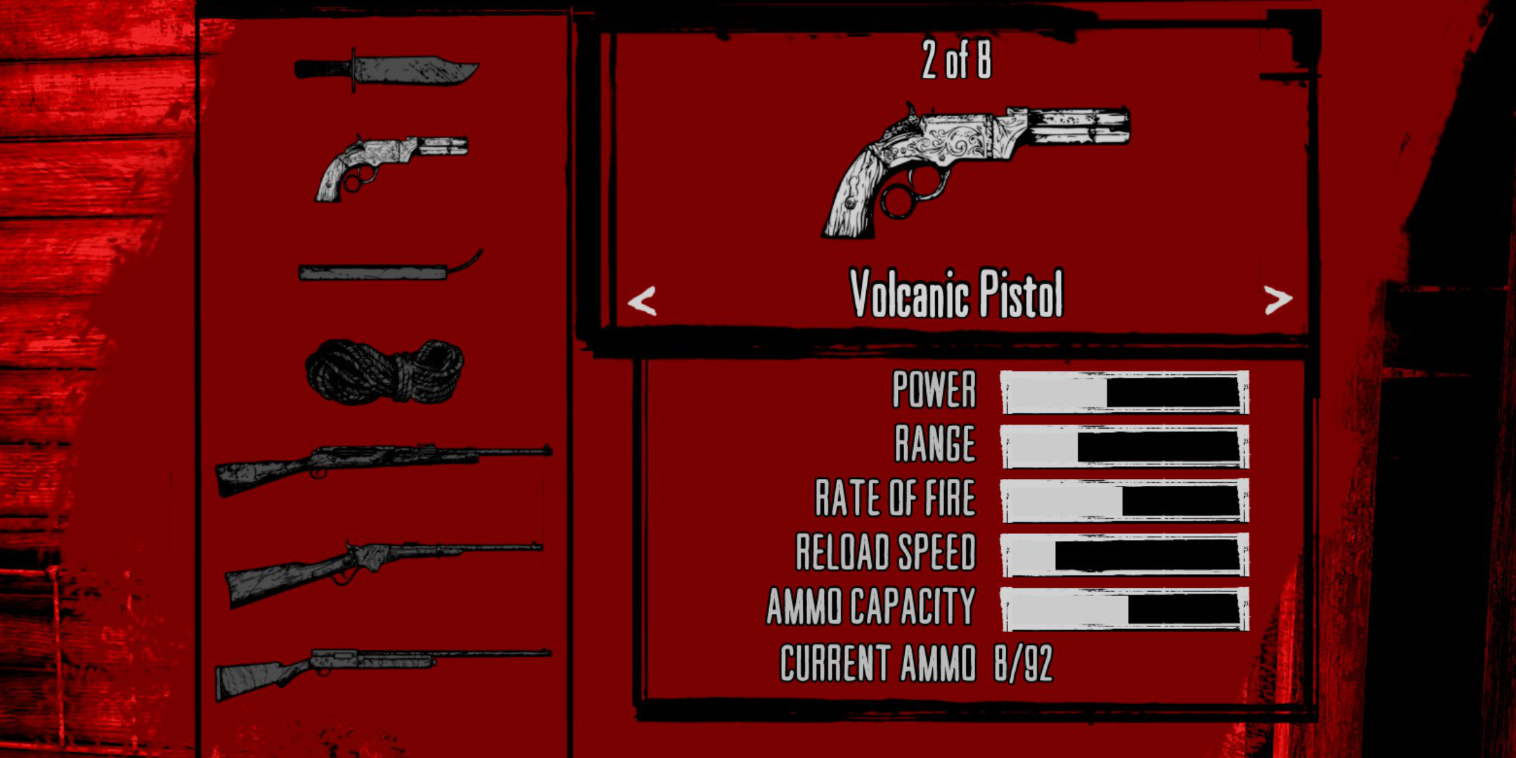 Red Dead Redemption Best Early Weapons Volcanic Pistol