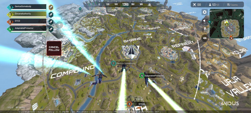 Learn the Map in Indus Battle Royale Mobile