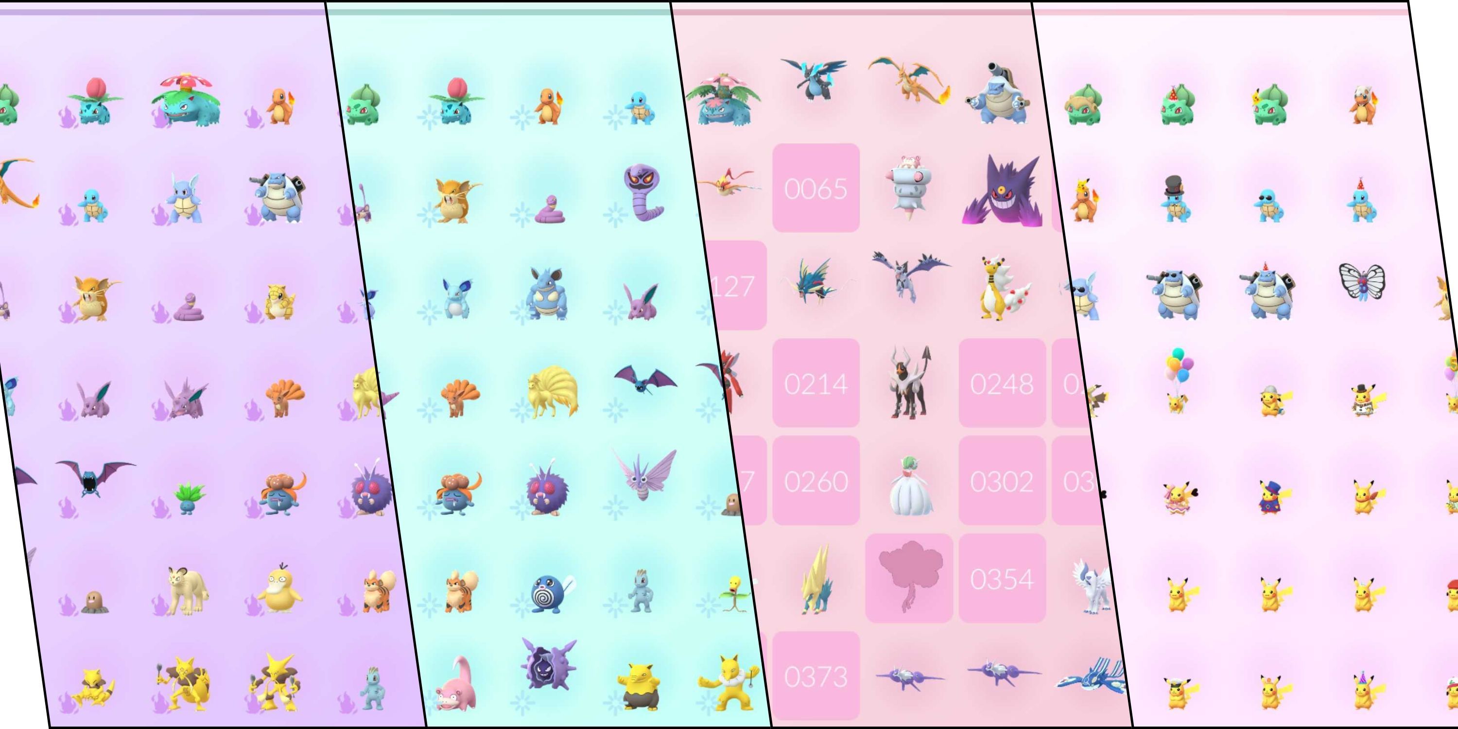 Alternate Pokedex Types Pokemon GO - Mega Purified Shadow Event