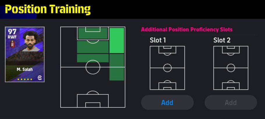 eFootball 2024 Salah add position