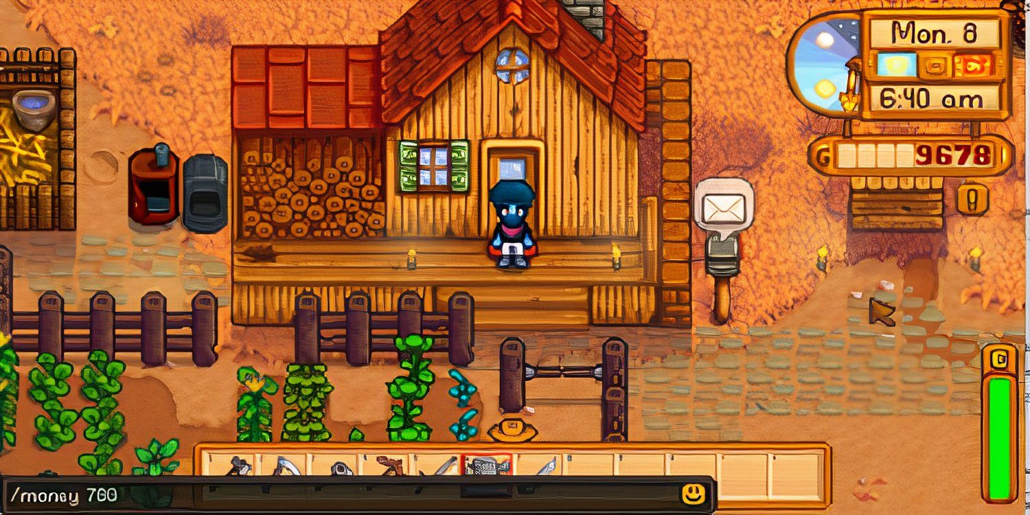 Stardew Valley - Cheat Command in Chat Box