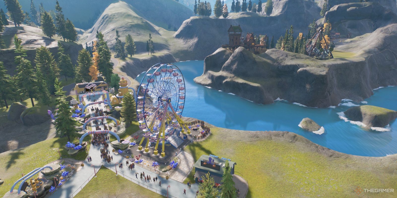 All Objectives In The Brothers Swimm Scenario In Planet Coaster 2