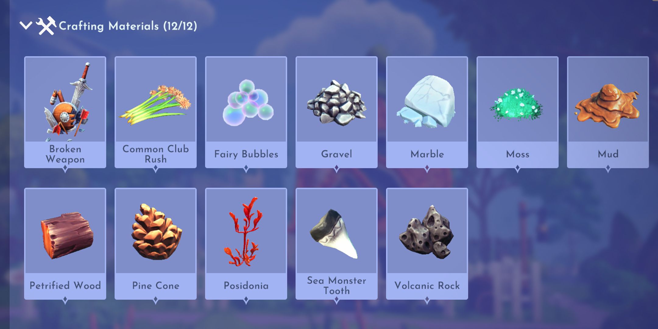 all storybook vale crafting materials in disney dreamlight valley