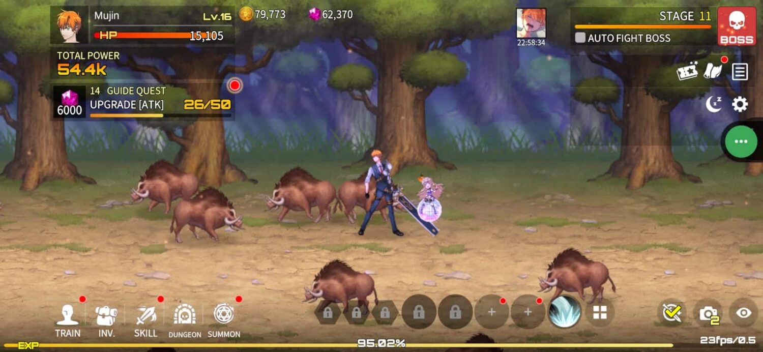 Battle Ranker in Another World gameplay