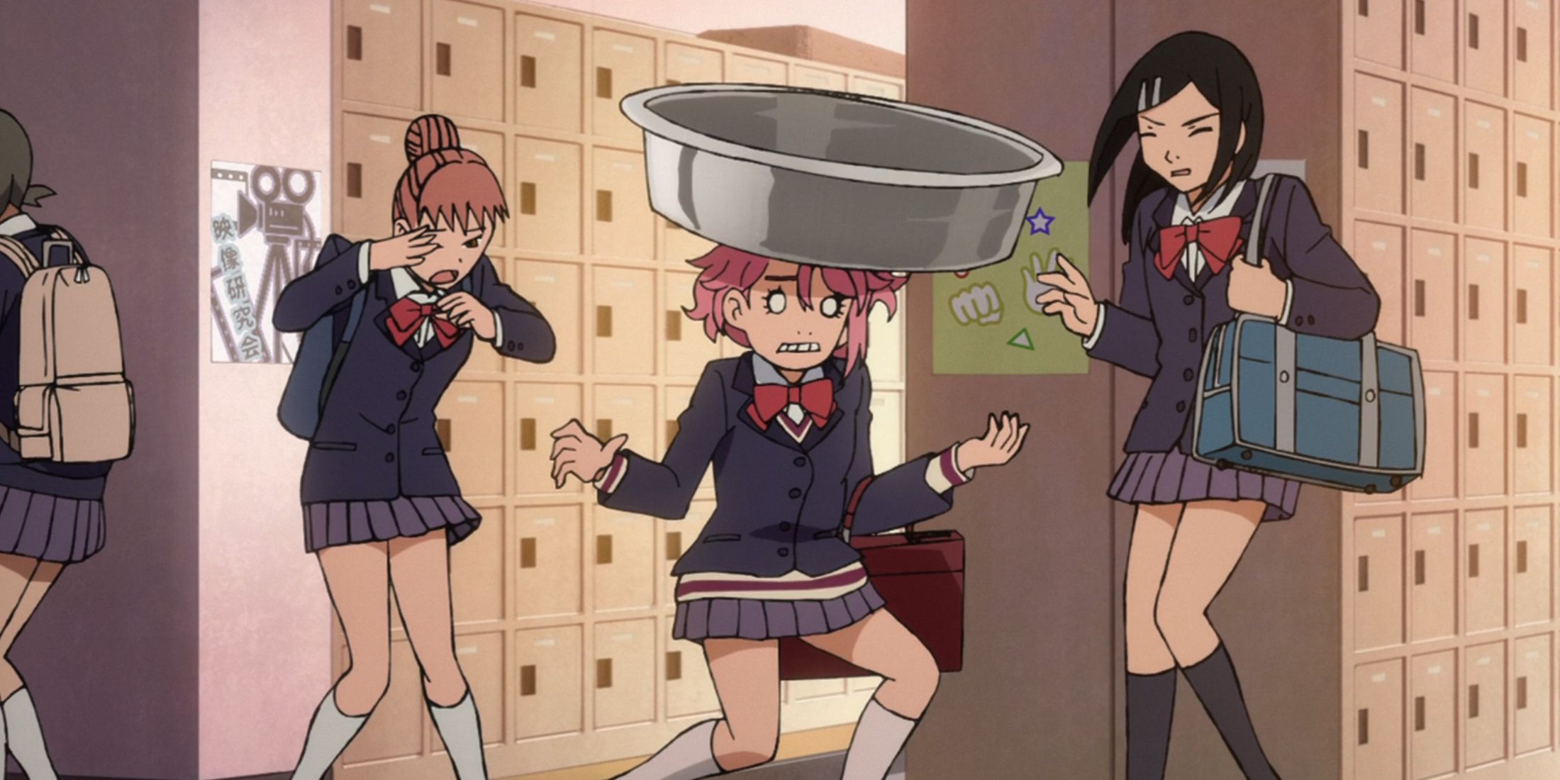 dandadan episode 4 momo dropping bucket on aira