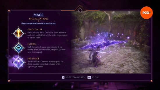 a tooltip showing the spellblade specalization in dragon age veilguard