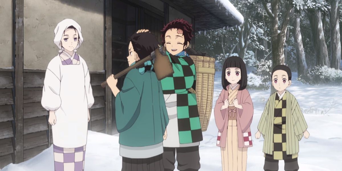 Tanjiro's family in Demon Slayer