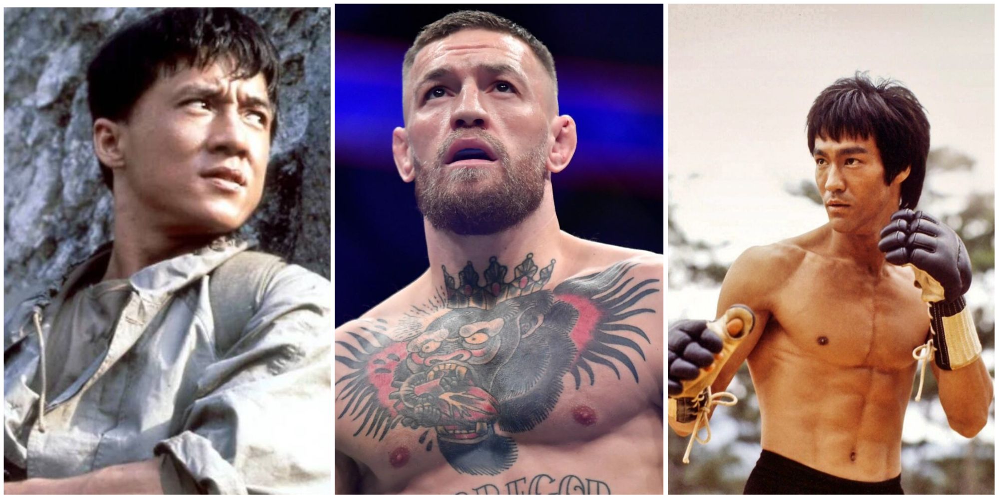 Jackie Chan, Conor McGregor, Bruce Lee