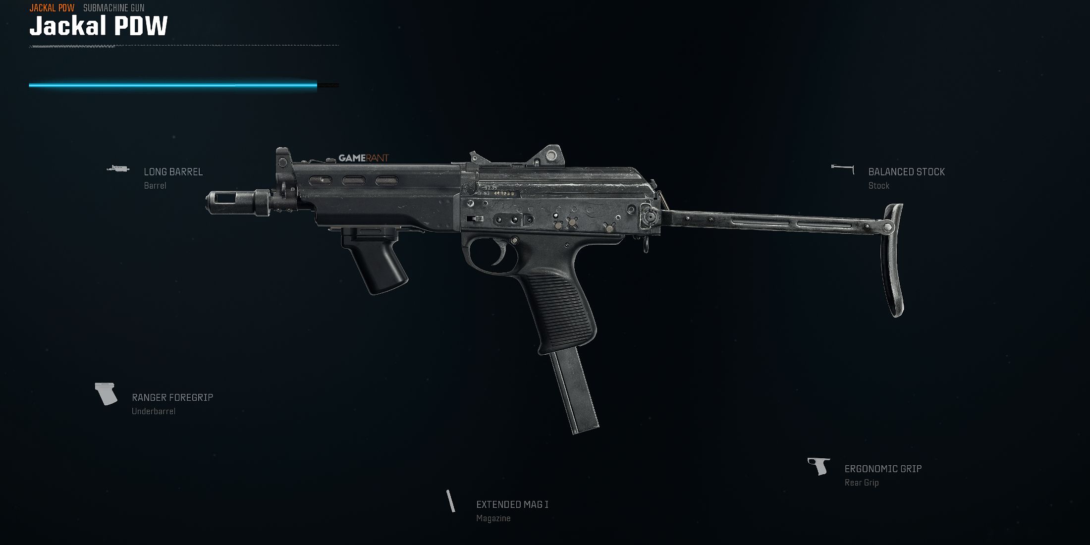 Screenshot showcasing the best Jackal PDW build for Black Ops 6 Multiplayer 