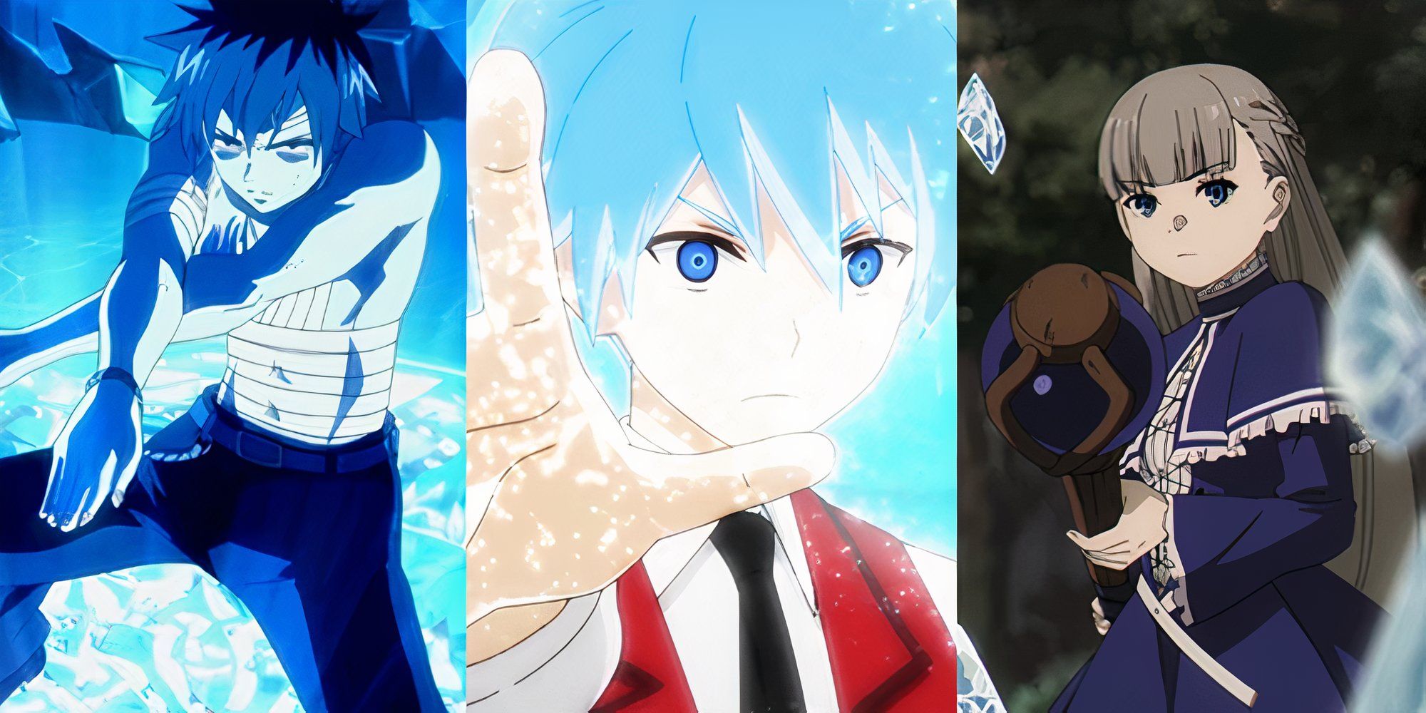 Gray Fairy Tail, Ray The Iceblade Sorcerer, Lawine Frieren Beyond Journey's End