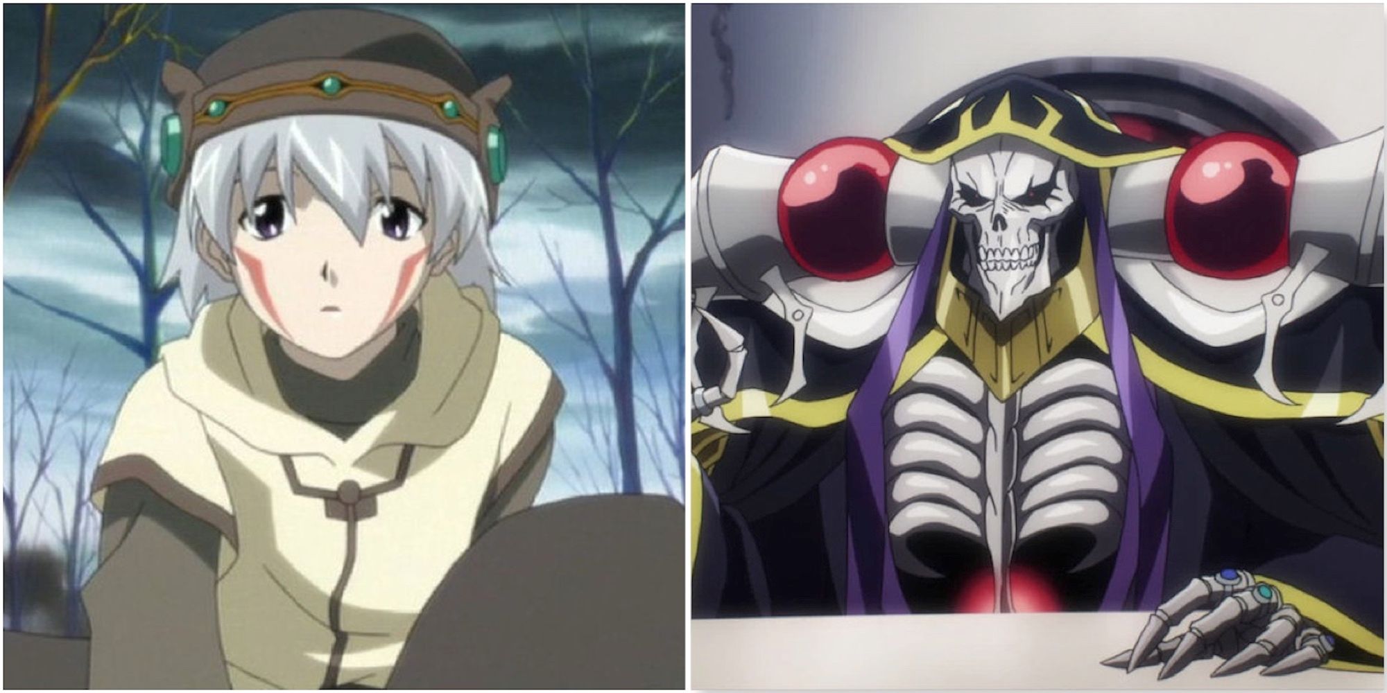 Tsukasa from .hack//Sign and Momonga from Overlord