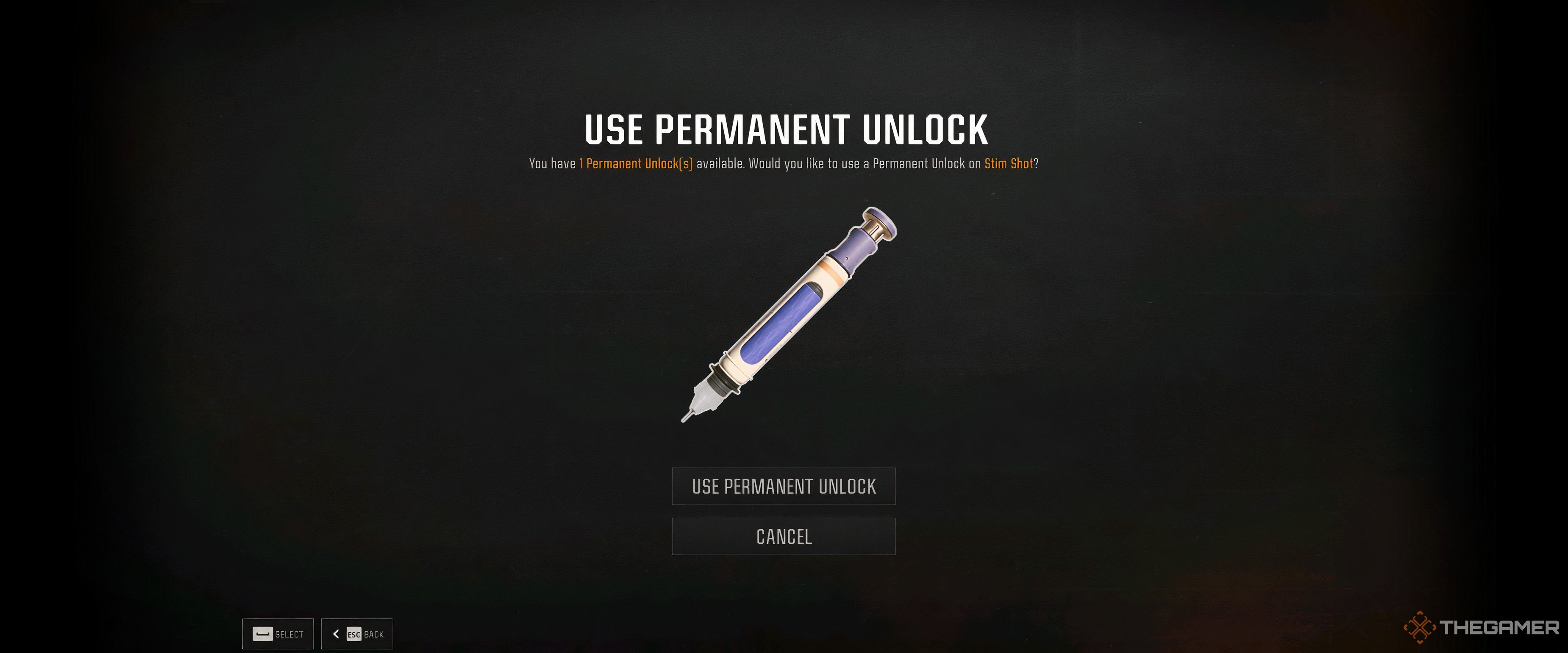 Using a permanent unlock prestige token to unlock Stim Shot in Call Of Duty Black Ops 6.