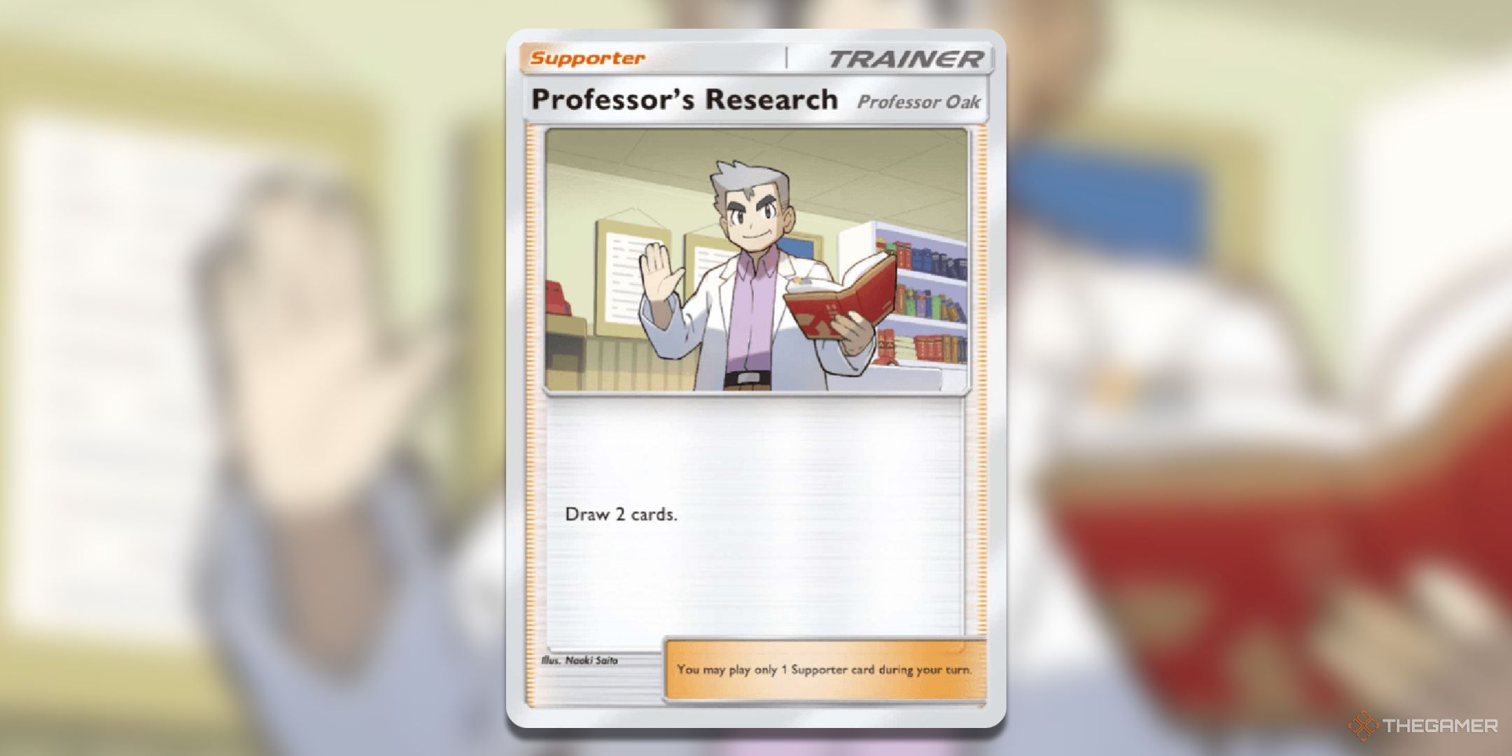 Professors Research Pokemon TCG Pocket Card Art.