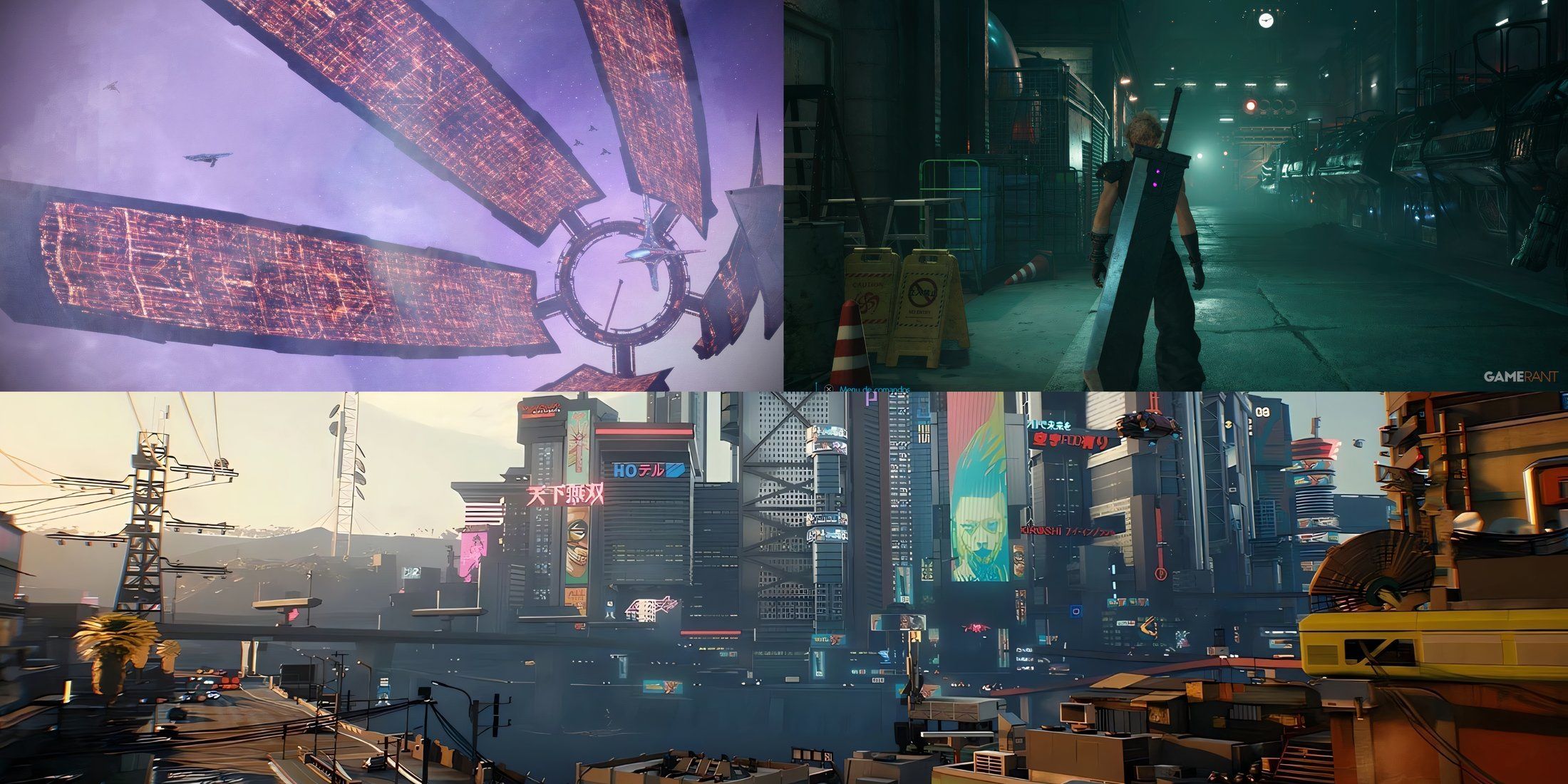 Mass Effect, Final Fantasy 7, Cyberpunk