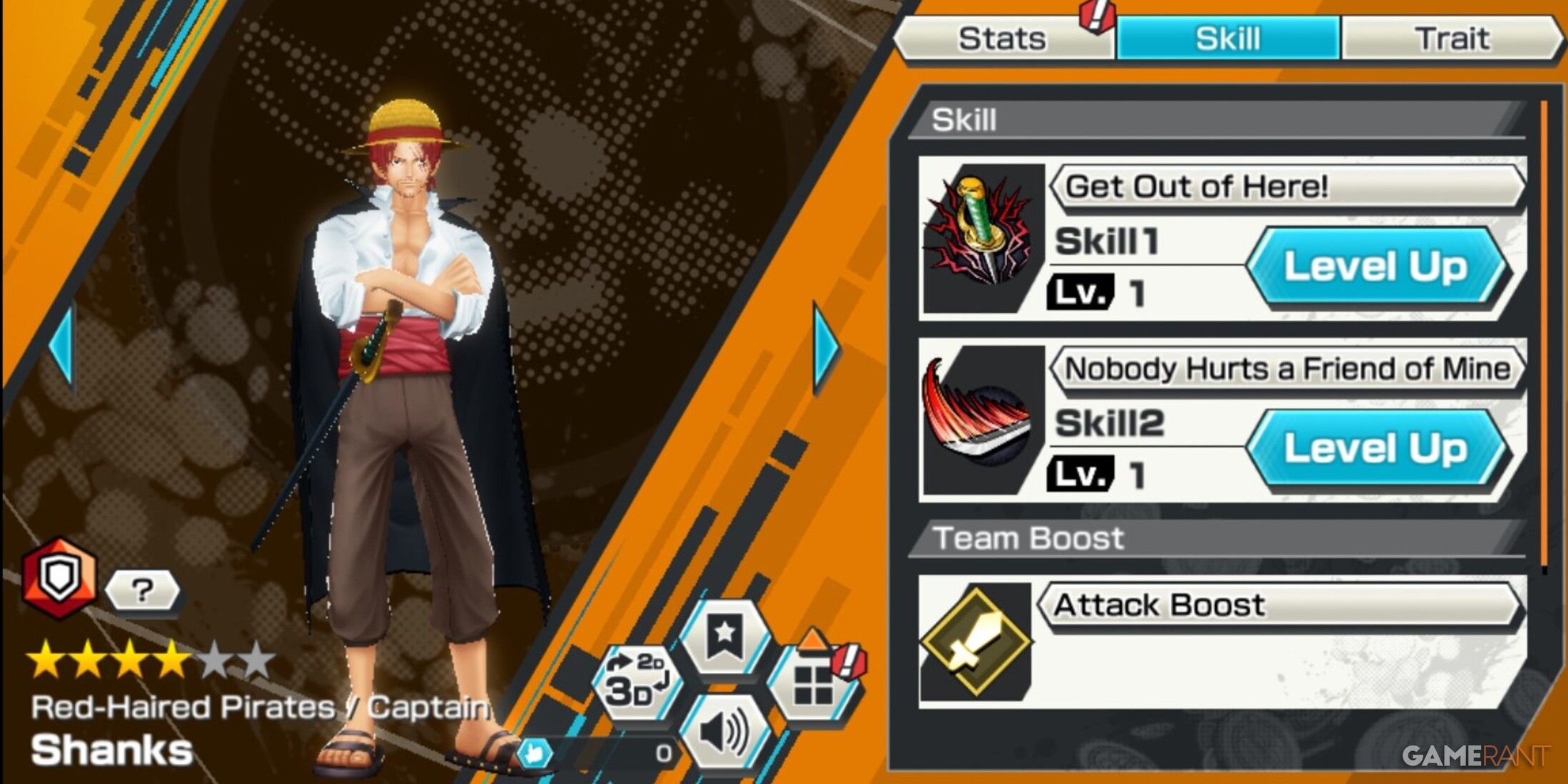 One Piece Bounty Rush Shanks Captain