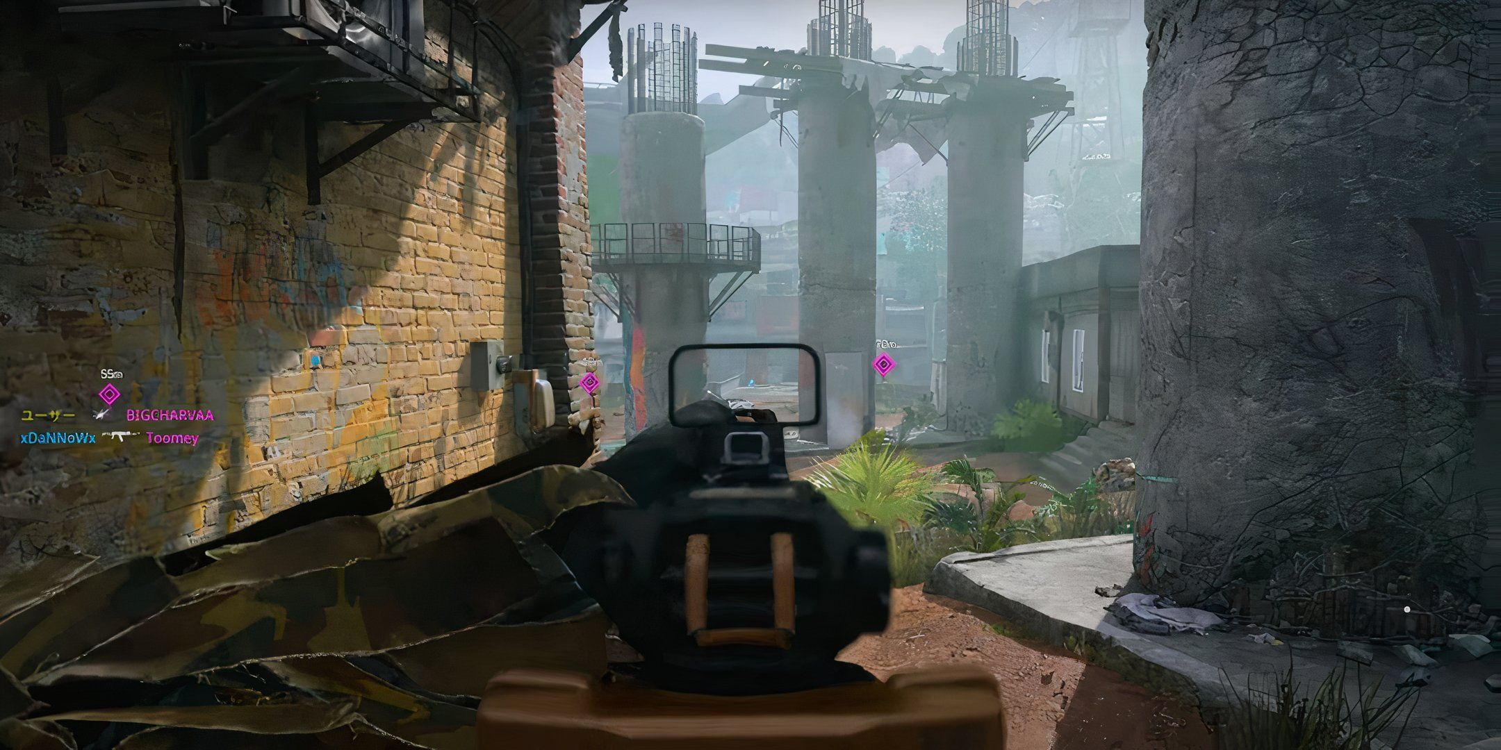 Player Aiming down the sights in the Modern Warfare 3 multiplayer.