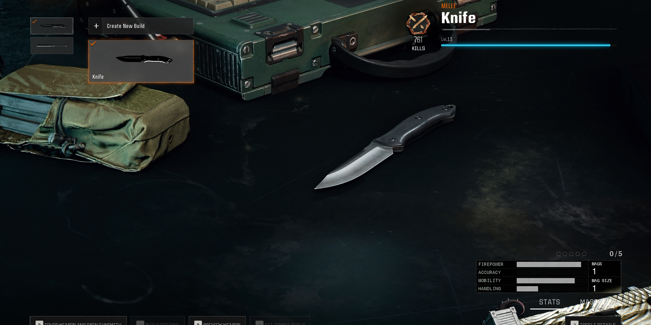 combat knife