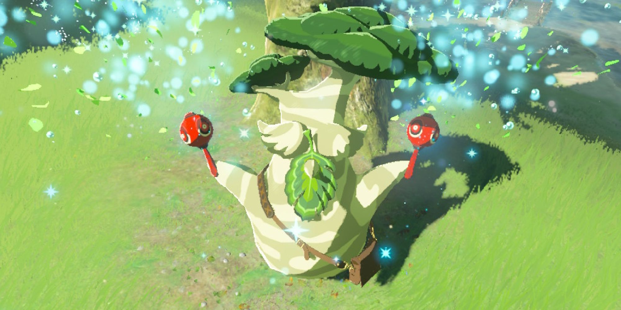 Hestu dancing in The Legend of Zelda: Breath of the Wild.