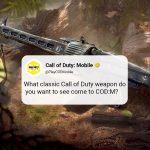 Call of Duty: Mobile (Twitter) Let us know ...