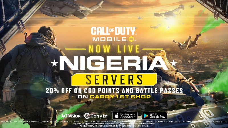 Call of Duty: Mobile (Twitter)Nigeria servers...