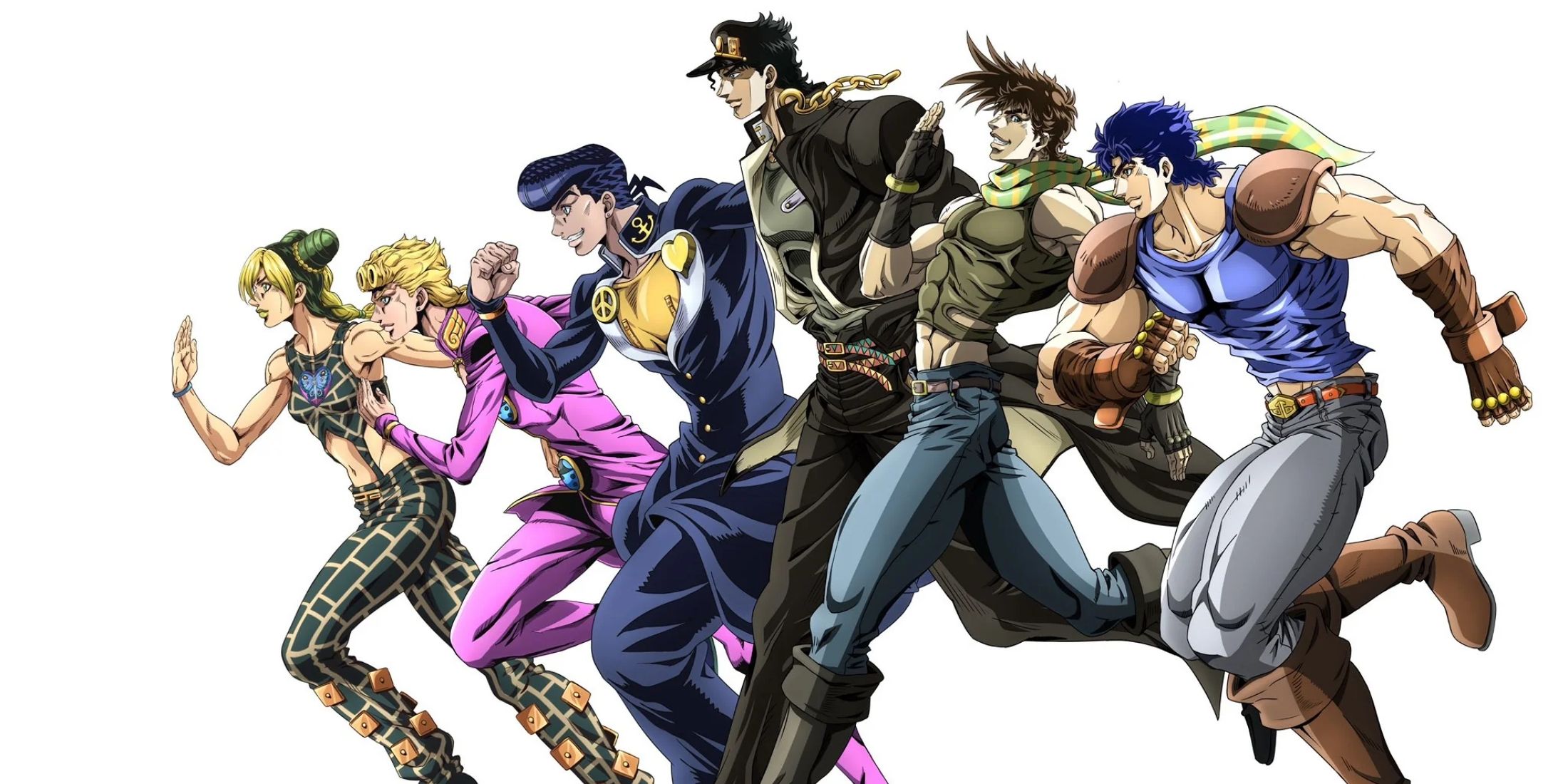 jojos bizarre adventure key visual 10th year celebration