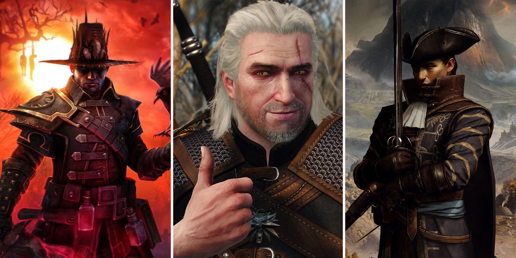 Grim Dawn, The Witcher's Geralt, GreedFall