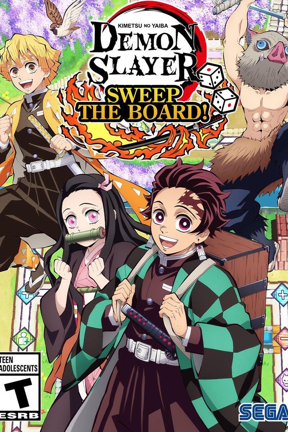 Demon Slayer Kimetsu no Yaiba Sweep the Board