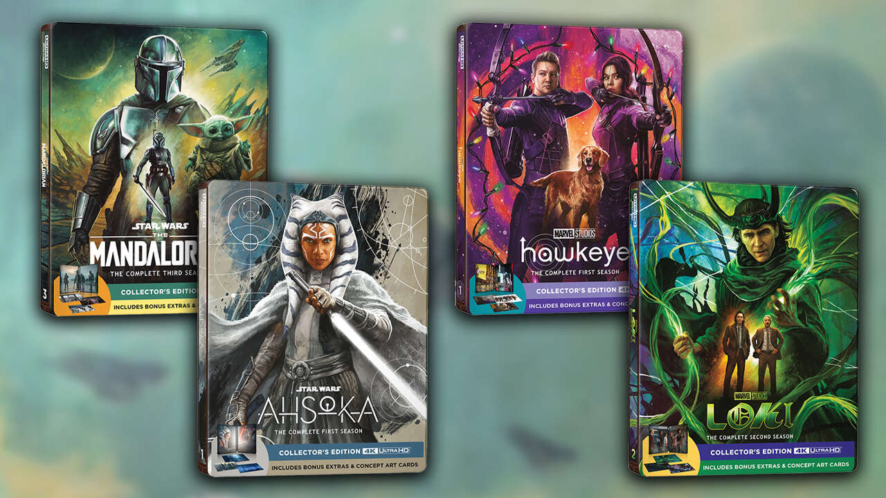 Disney+ 4K Steelbook Preorders Steeply Discounted - Hawkeye, Ahsoka, And Loki S2 (Not Mando)