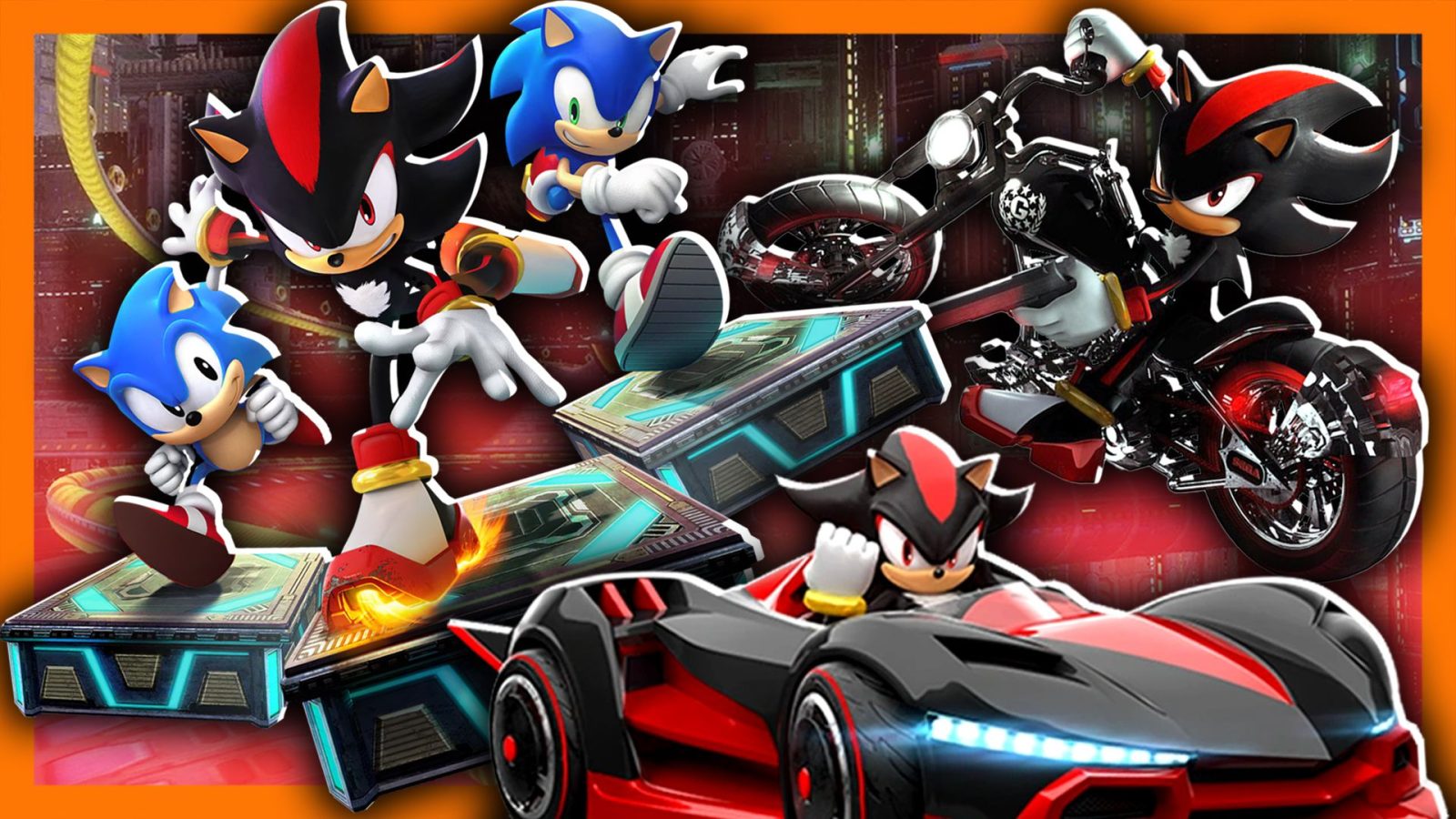 Every Sonic Game Where You Can Play As Shadow The Hedgehog