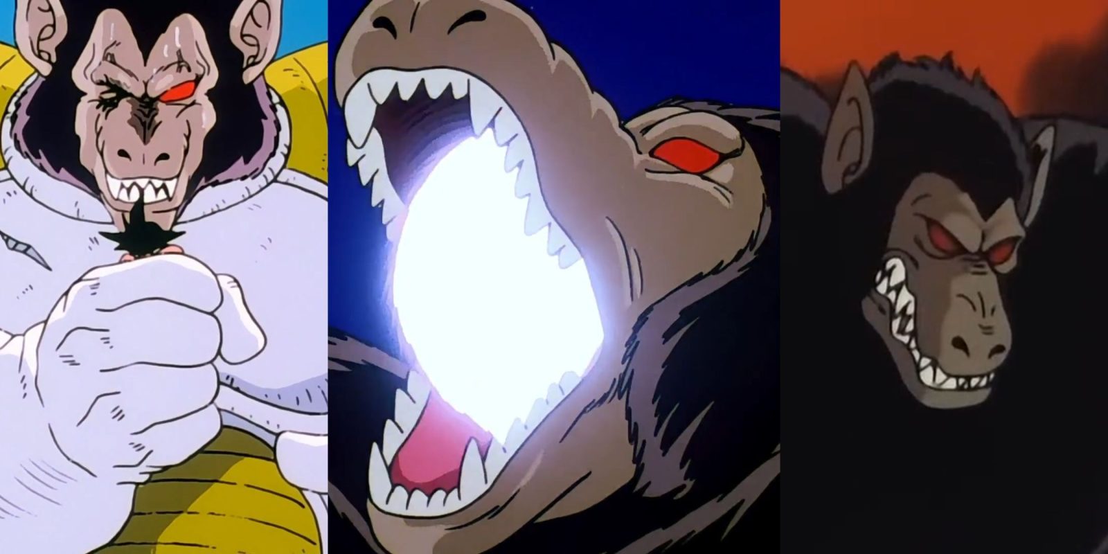 Every Time Great Ape Form Is Used In The Dragon Ball Anime