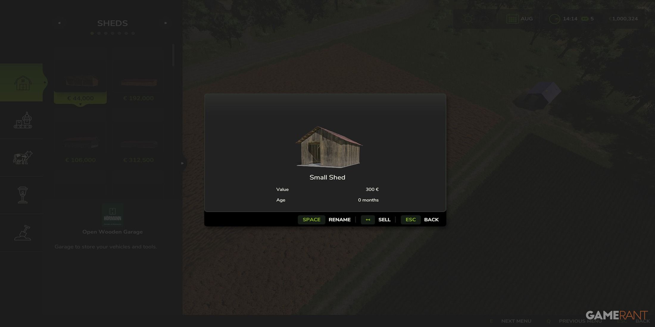 Selling Properties In Farming Simulator 25