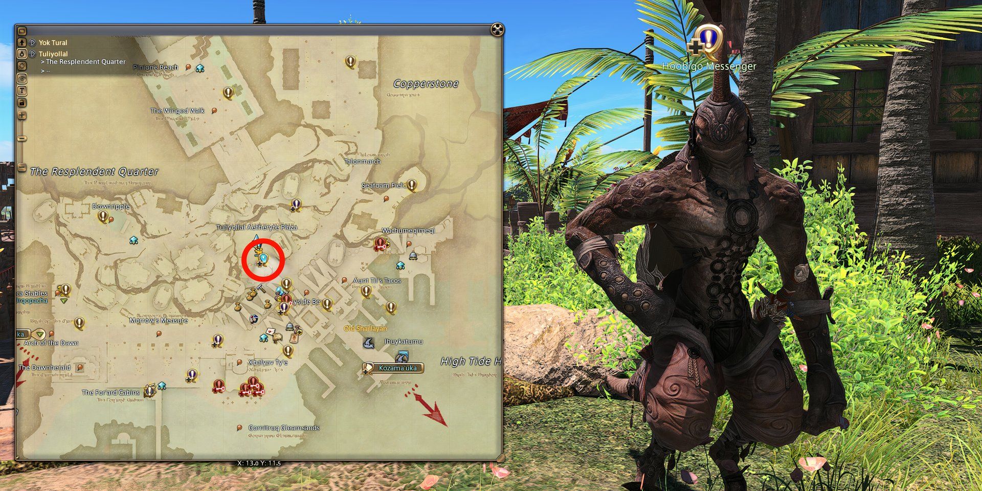 final fantasy 14 hoobigo messenger