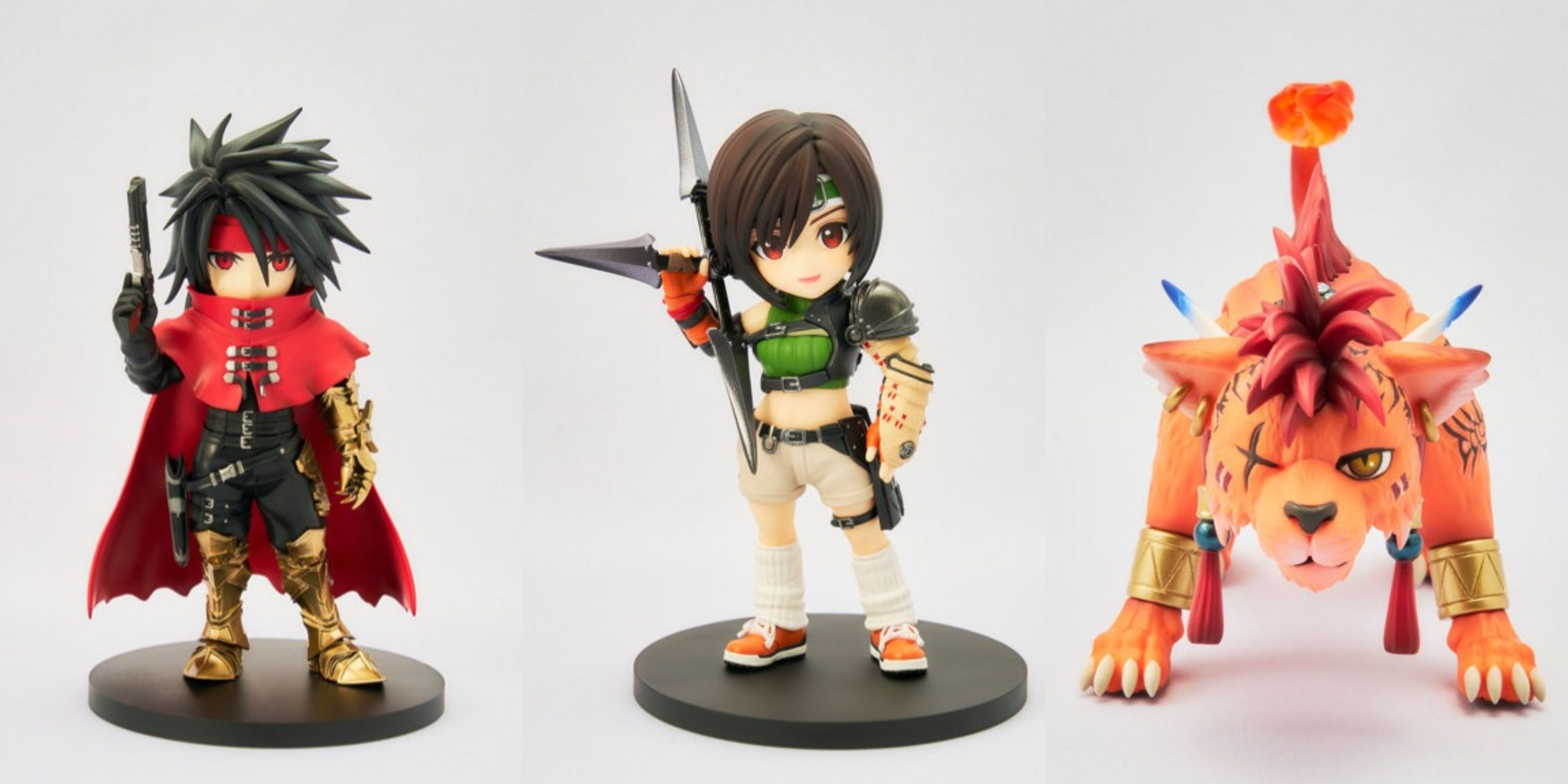 final fantasy 7 rebirth vincent yuffie and cloud xiii adorable arts figures.